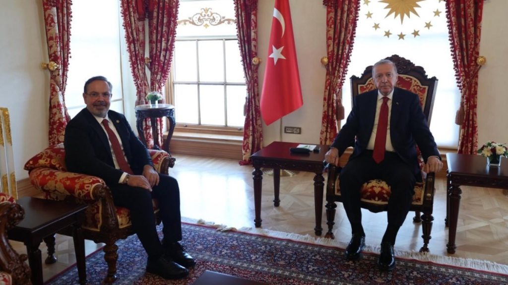Erdoğan, Halis Dalkılıç’ı kabul etti: Dolmabahçe’de görüşme