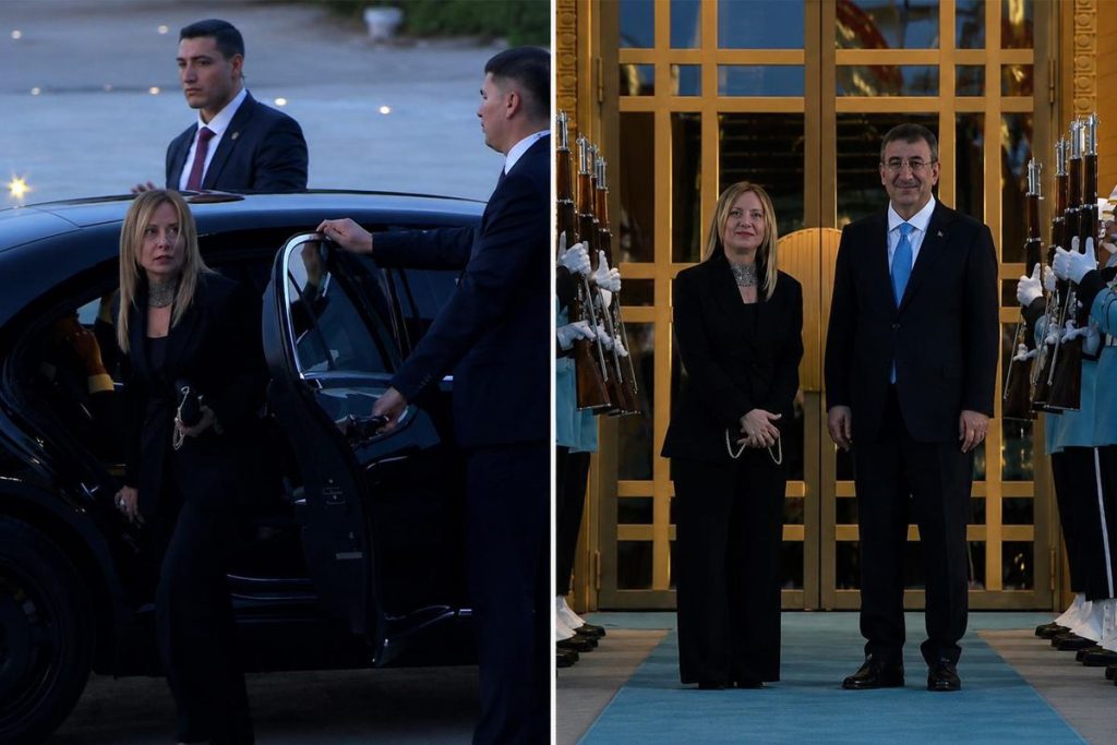 Meloni, NATO Zirvesi’nde Külliye’de ağırlandı: Şıklık ve mehter eşliğinde