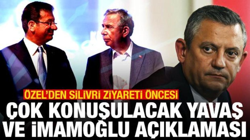 Özgür Özel ve İmamoğlu yeni parti için temaslarını sürdürdü