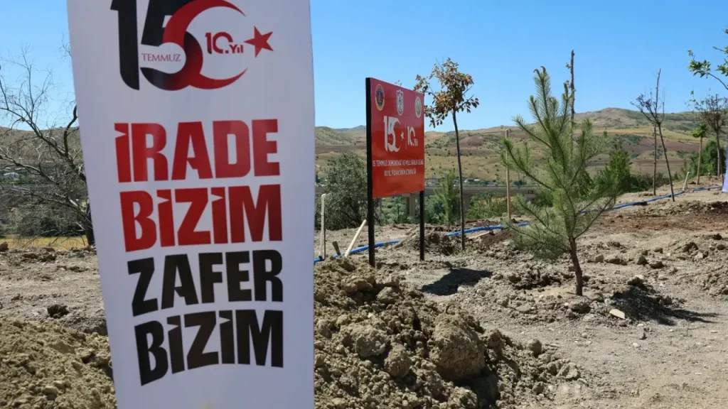 Sivas’ta fidan dikim programı 15 Temmuz anısına
