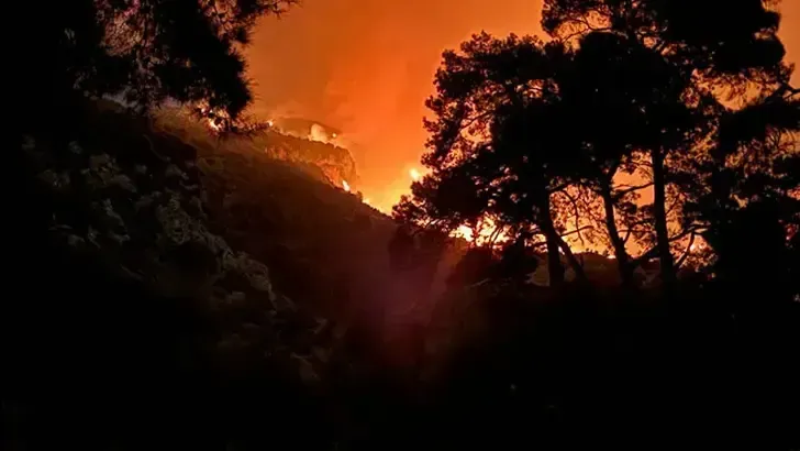 Yazır Mahallesi ve Çevresindeki Yangın Zirtaritleri