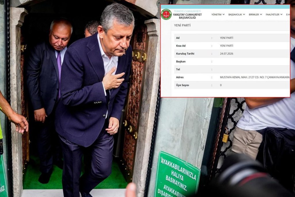 Yeni Parti resmen faaliyette: 90 kurucu ile yola çıktı
