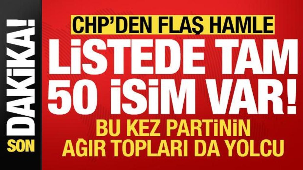 CHP’de ihraç hareketliliği sürüyor: 50 isim disipline sevk edildi