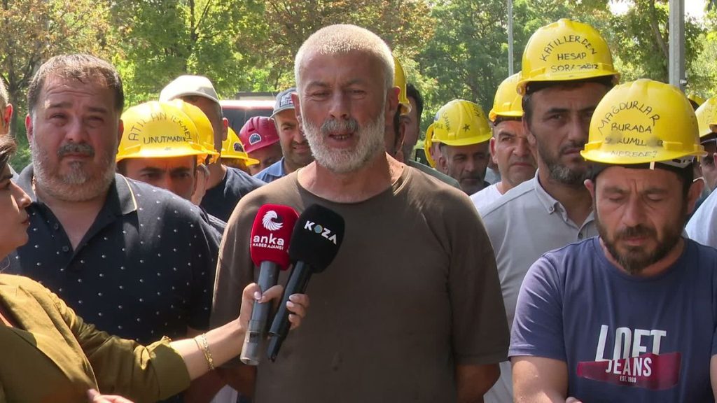 Enerji Bakanlığı önündeki madenci eylemi sürüyor
