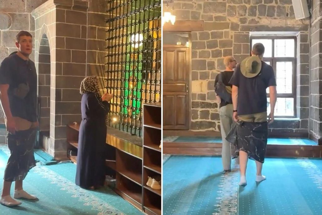 Fransız Turistin Hz. Süleyman Camii’ne Saygı Dersi