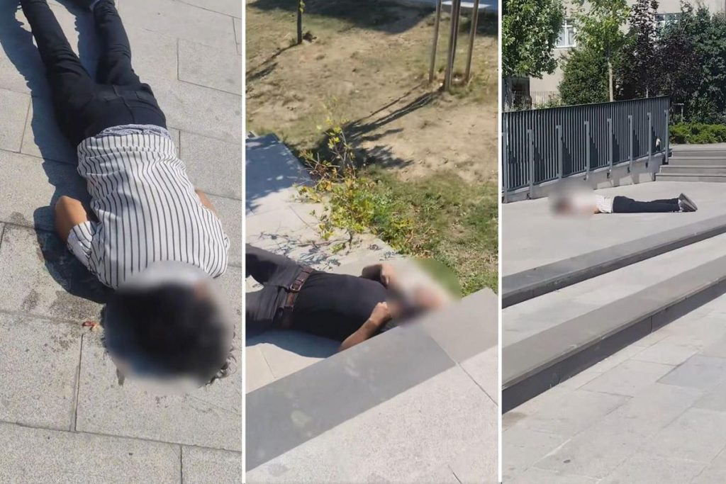 Gaziosmanpaşa Meydanı’nda sabah körlüğe yol açan görüntüler