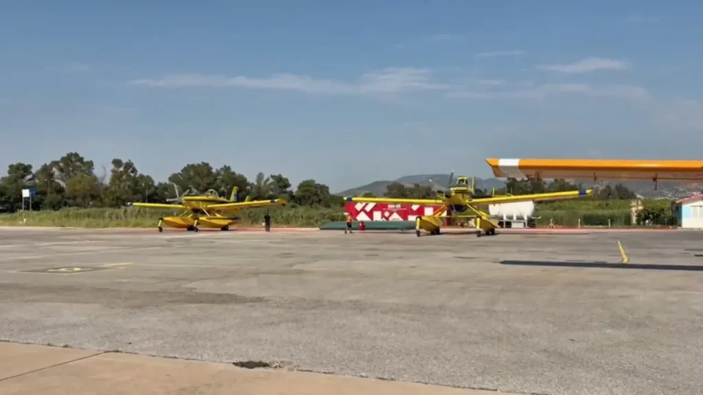 İspanya’daki orman yangınlarına destek için uçaklar yurda döndü