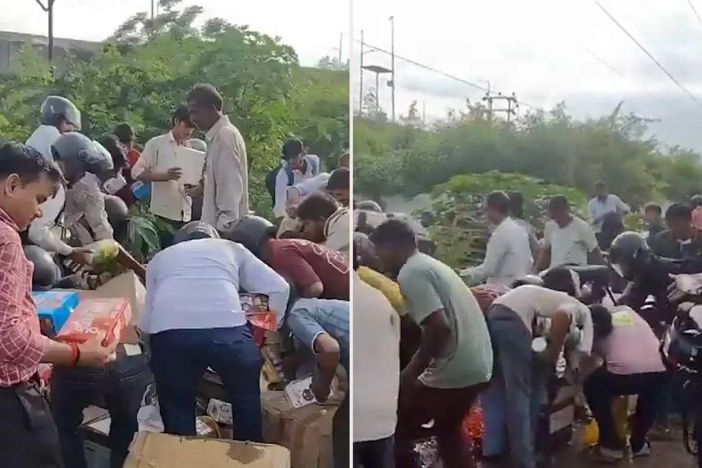 Kanpur çöplüğünde çikolata kıyasıya yarış: Ambalajlı ürünler süratle toplandı