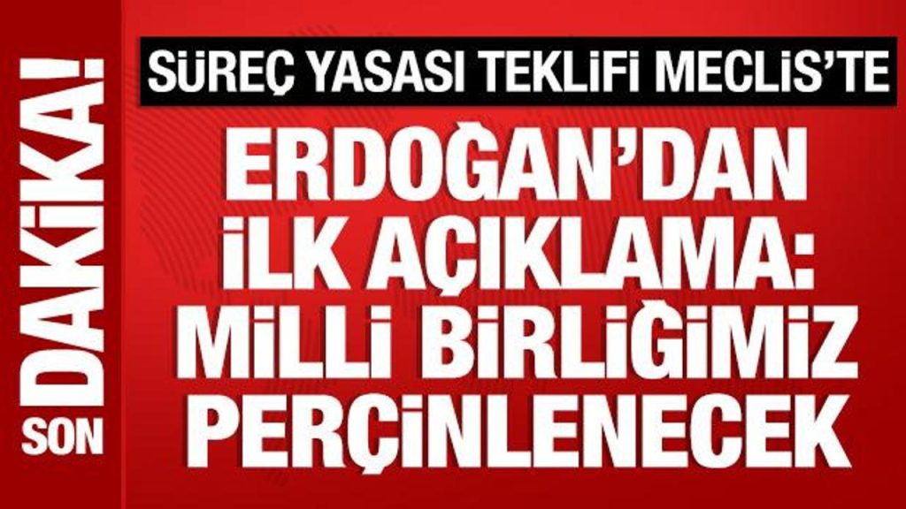 Millî Dayanışma ve Toplumsal Bütünleşme İçin Kanun Teklifi Mecliste