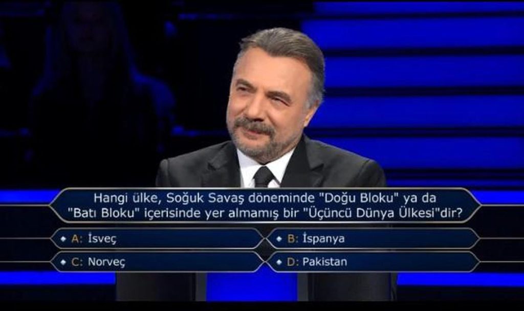 Üçüncü Dünya Ülkesi sorusuyla yarışma heyecanı yükseliyor