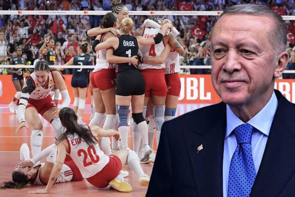 A Milli Kadın Voleybol Takımı Avrupa Şampiyonu