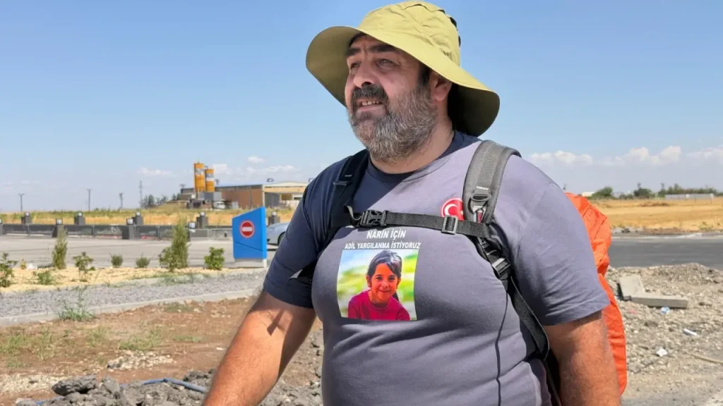 Adalet yürüyüşü başlatan baba: Narin için hakikat için yola çıktık