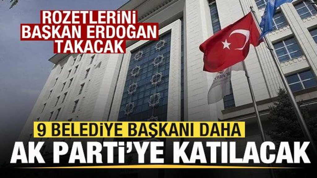 AK Parti’ye yeni belediye başkanları katılıyor