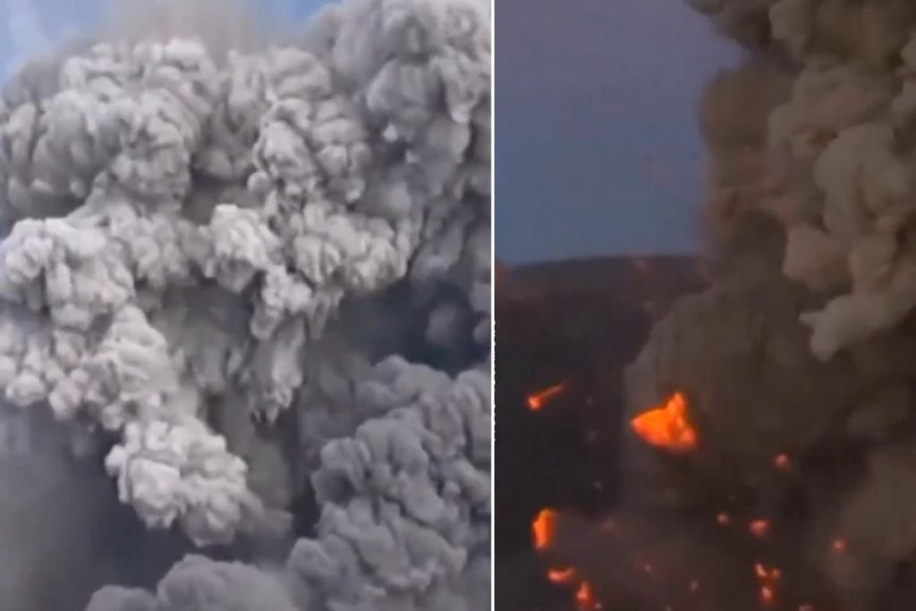 Anak Krakatau Yanardağı: Kül bulutları geniş alana yayıldı