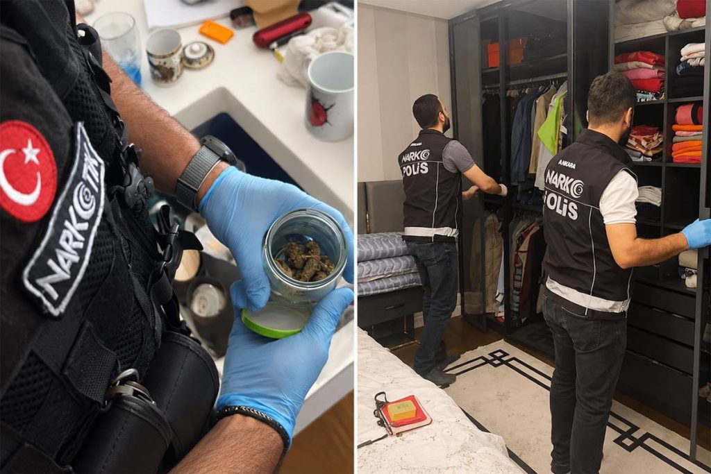 Ankara’da 21 Şüpheliye Eş Zamanlı Uyuşturucu Baskını