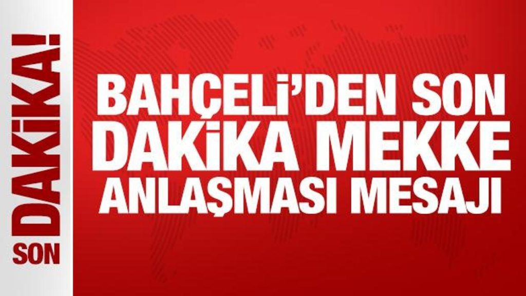 Bahçeli: Terörsüz Türkiye için ortak vizyon ve anayasa ihtiyacı