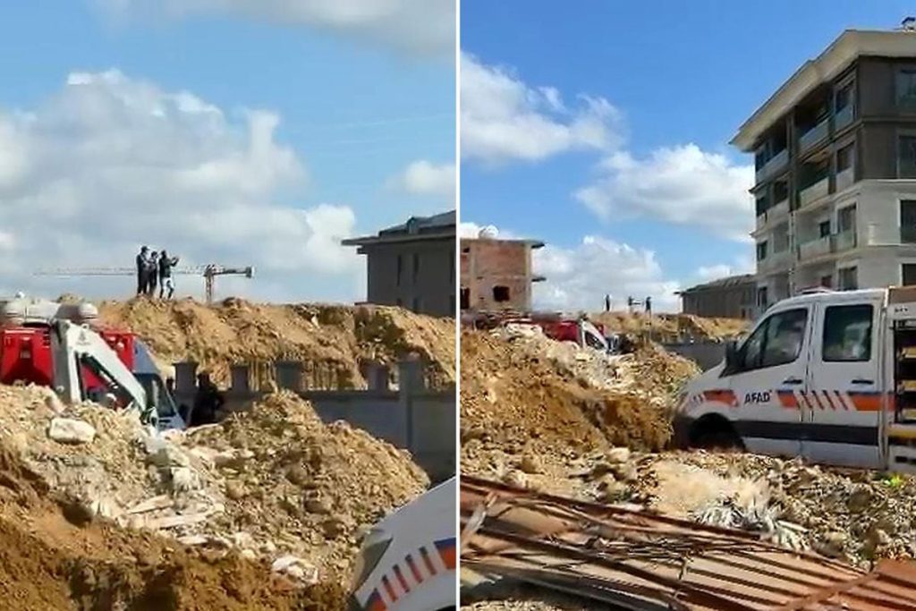 Başakşehir’de İnşaatta Göçük: 2 İşçi Kurtarıldı, 1 İşçi İçin Çalışmalar Sürüyor