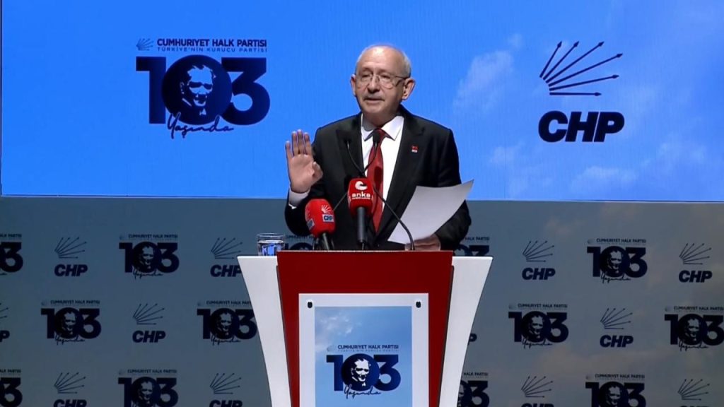 CHP Genel Başkanı Kılıçdaroğlu: Parti Milli İrade ve Halkın Sesi