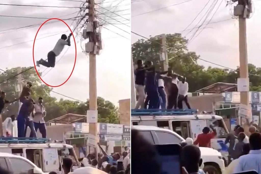 Kassala’da elektrik direğinde intihar girişimi sürpriz gelişmeyle sonuçlandı