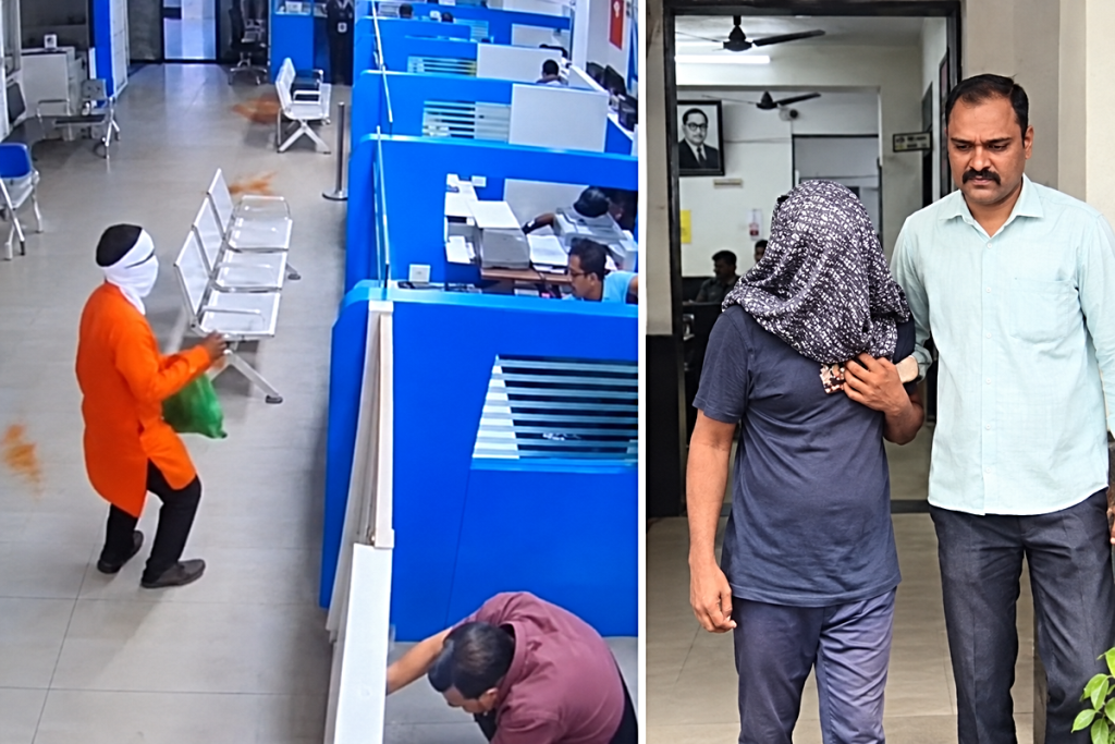Nagpur’da Banka Soygunu: Biber Tozu ve Panik