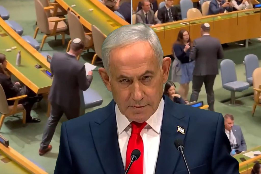 Netanyahu’nun Genel Kurul konuşması protestosla sarsıldı