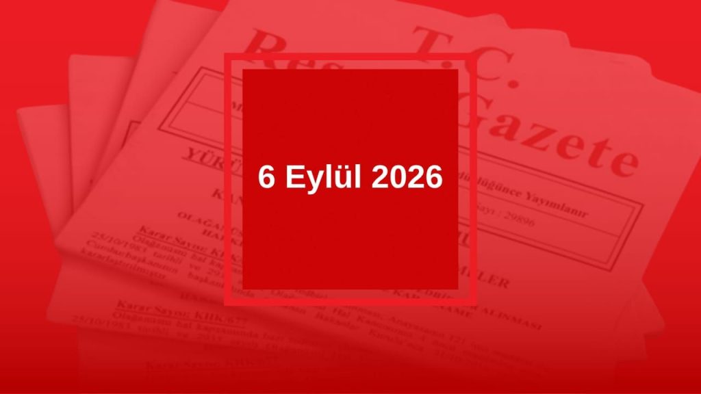 Resmi Gazete kararları bugünkü sayıda yayımlandı
