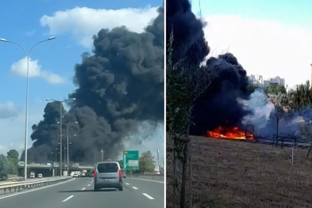 TEM Otoyolu’nda TIR Yangını: Edirne Yönü Trafiğe Kapandı