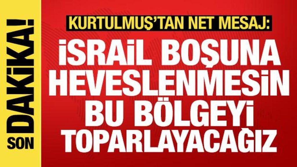 Terörsüz Türkiye için bölgeyi toparlama mesajı