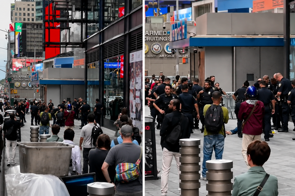 Times Meydanı’nda bir kadının bıçaklı saldırısı sonrası gelişmeler