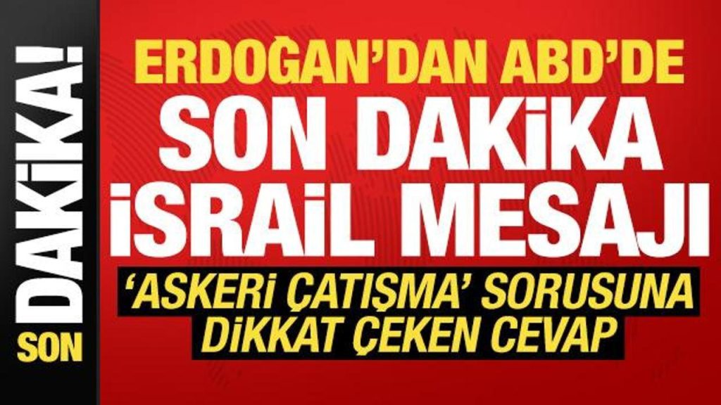 Türkiye-İsrail Gerilimi: Erdoğan’dan Diplomasi ve Güvenlik Mesajı