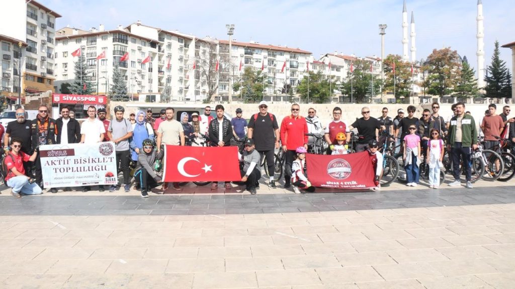 Türkiye Pedallıyor Sivas’ta coşkuyla başladı