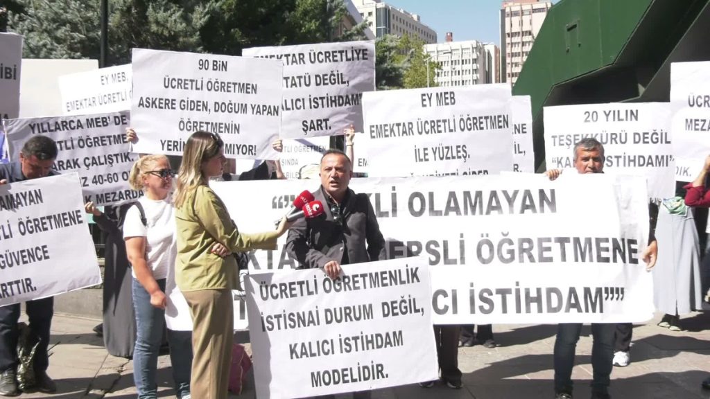 Ücretli Öğretmenler Önünde: Kadro ve Emeklilik Talepleri