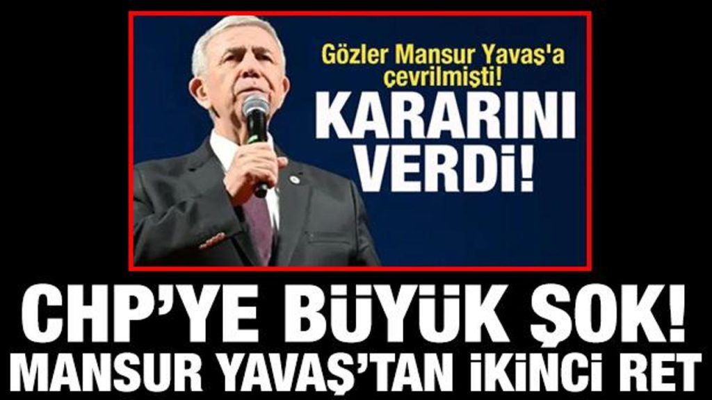 Yavaş CHP programlarına katılım konusunda kararını açıkladı