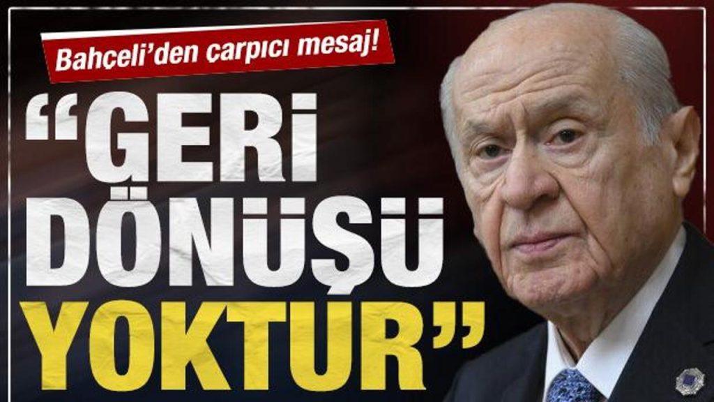 Bahçeli: Hukuki süreç tamamlanmadan suçlama doğru değil