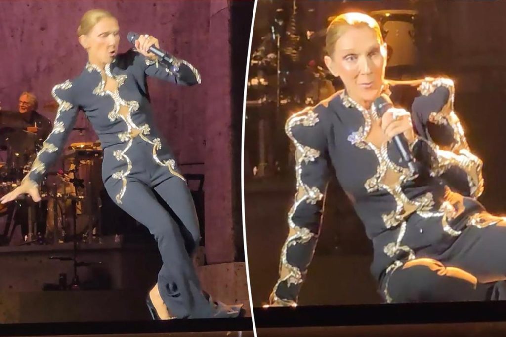 Céline Dion Paris konserinde kısa düşüş ve unutulan söz