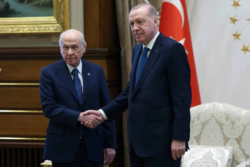 Erdoğan-Bahçeli görüşmesi Cumhurbaşkanlığı Külliyesi’nde saat 14.00
