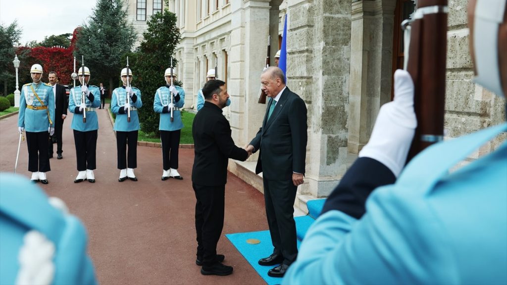 Erdoğan ve Zelenskiy Dolmabahçe’de Görüştü