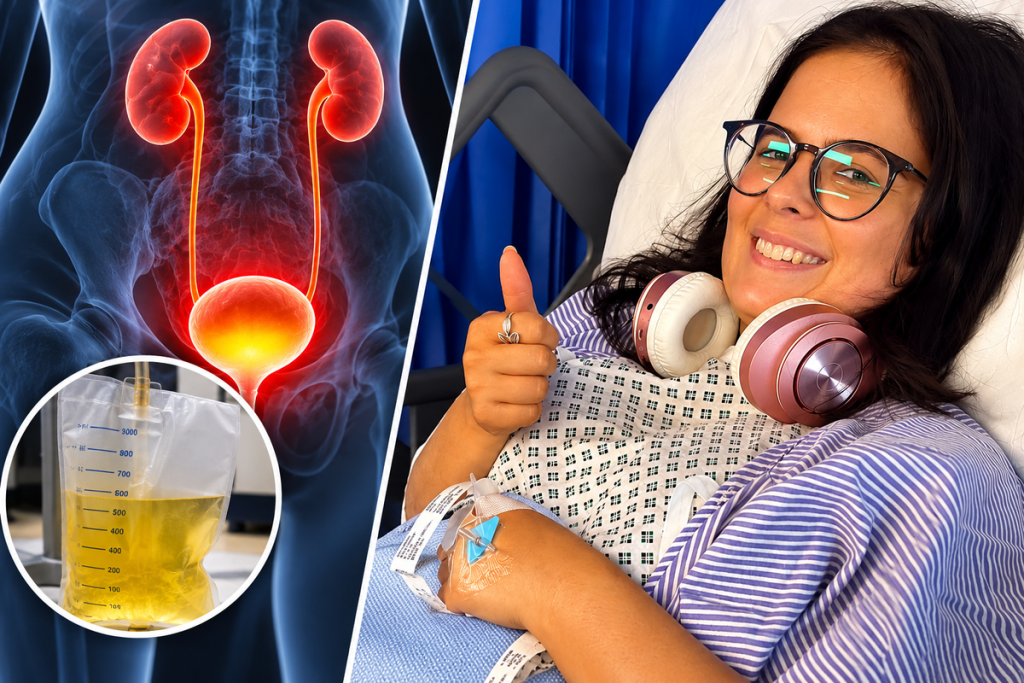 Fowler sendromu nedeniyle idrarını göbekten boşaltacak ameliyat için bekliyor