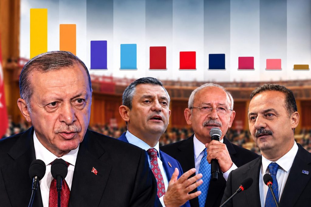 İki anketin şaşırtan sonuçları: AK Parti zirvede, Yeni Parti güçli yükselişte