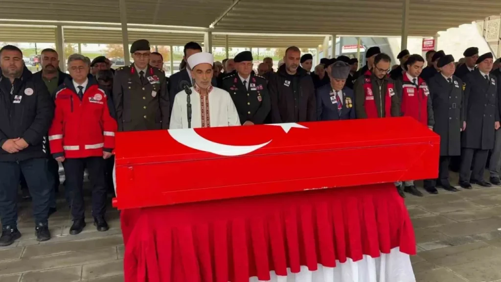 Kore Gazisi Aytekin İçin Ayyıldız Camii’nde Cenaze