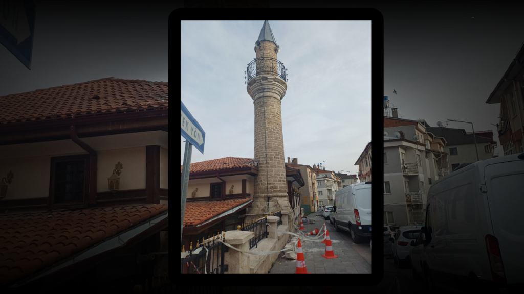 Şems Camii Minaresindeki Taş Düşme Riskine Son Verildi