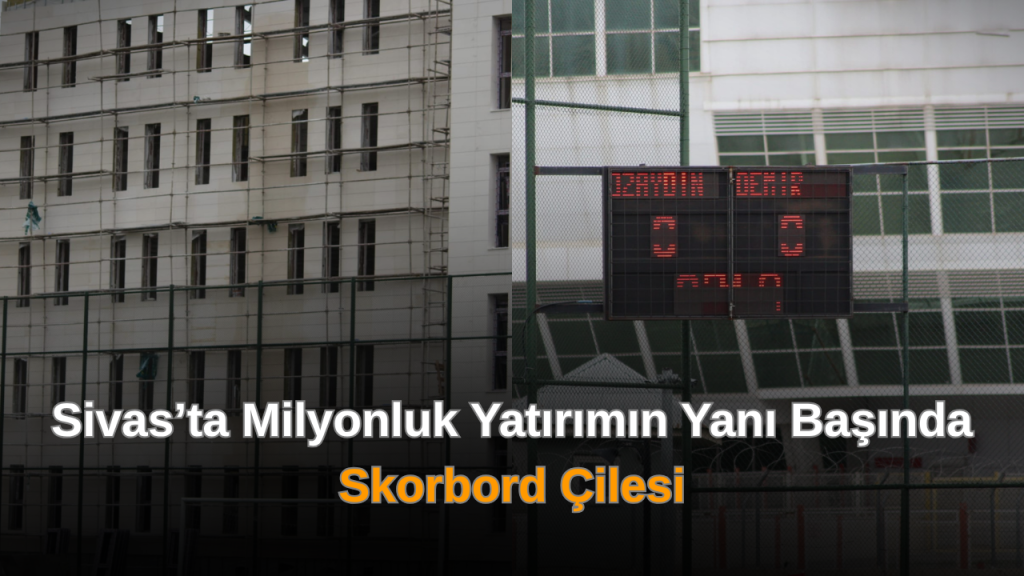 Sivas Gençlik ve Spor İl Müdürlüğü binasında çalışmalar sürüyor