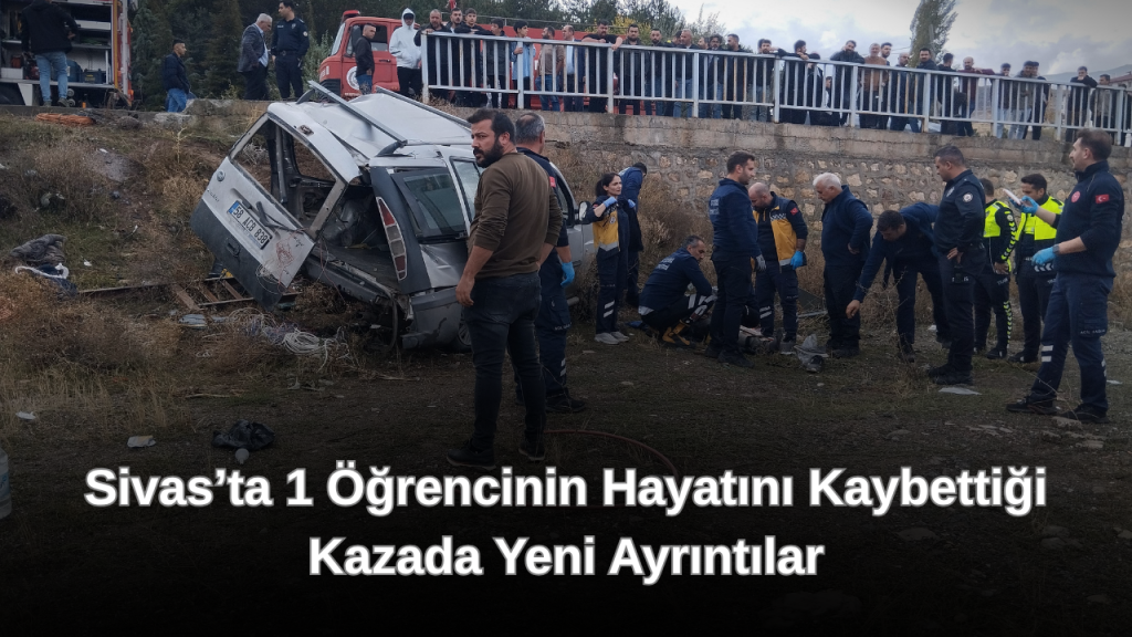 Sivas-Suşehri trafik kazasında 1 kişi öldü, 4 yaralı