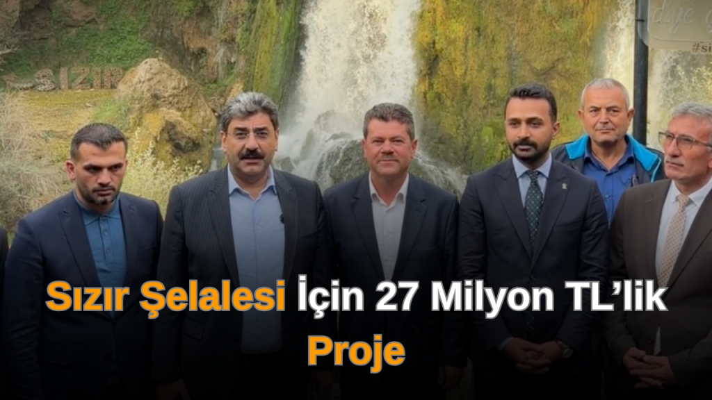 Sızır Şelalesi için çevre düzenlemesi başlıyor