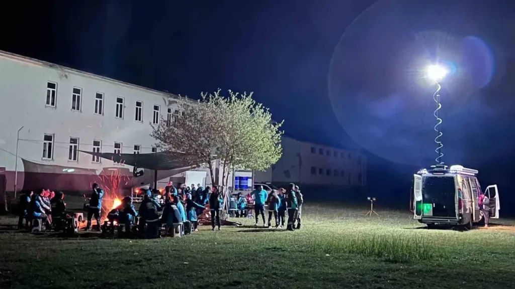 UMKE tatbikatında sahada Acil Sağlık Operasyon Merkezi devreye girdi